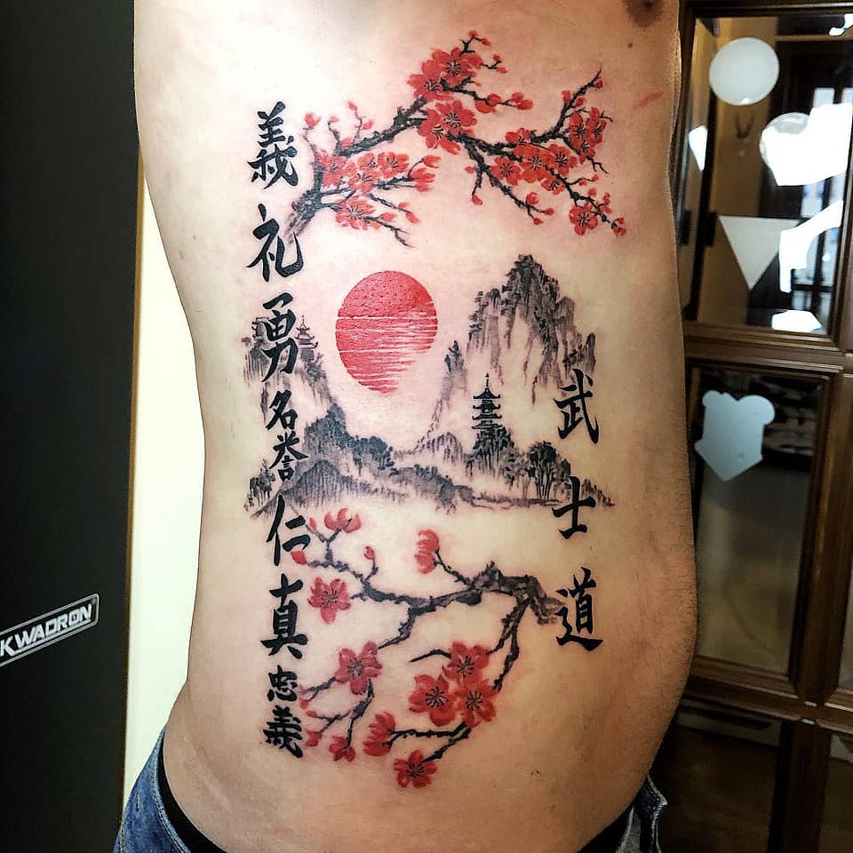 Sakura Sun and Bushido Landscape