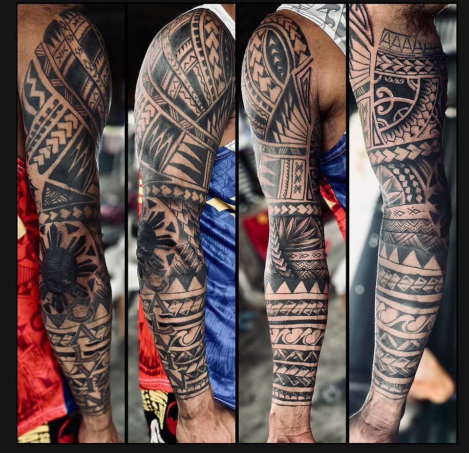 Samoan-Style Polynesian Full Sleeve
