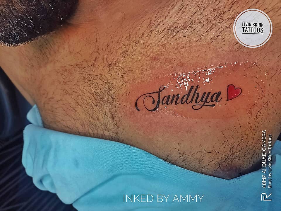 Sandhya Script with Red Heart