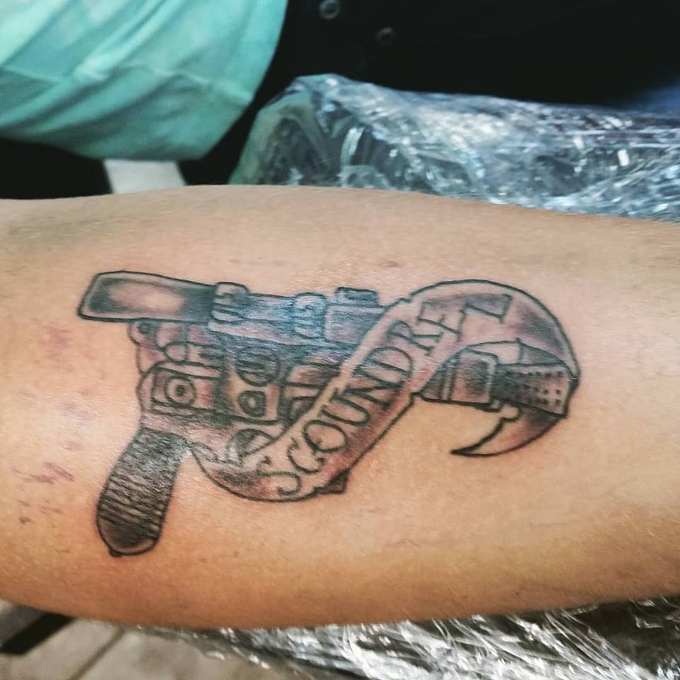 Scoundrel's Blaster Banner