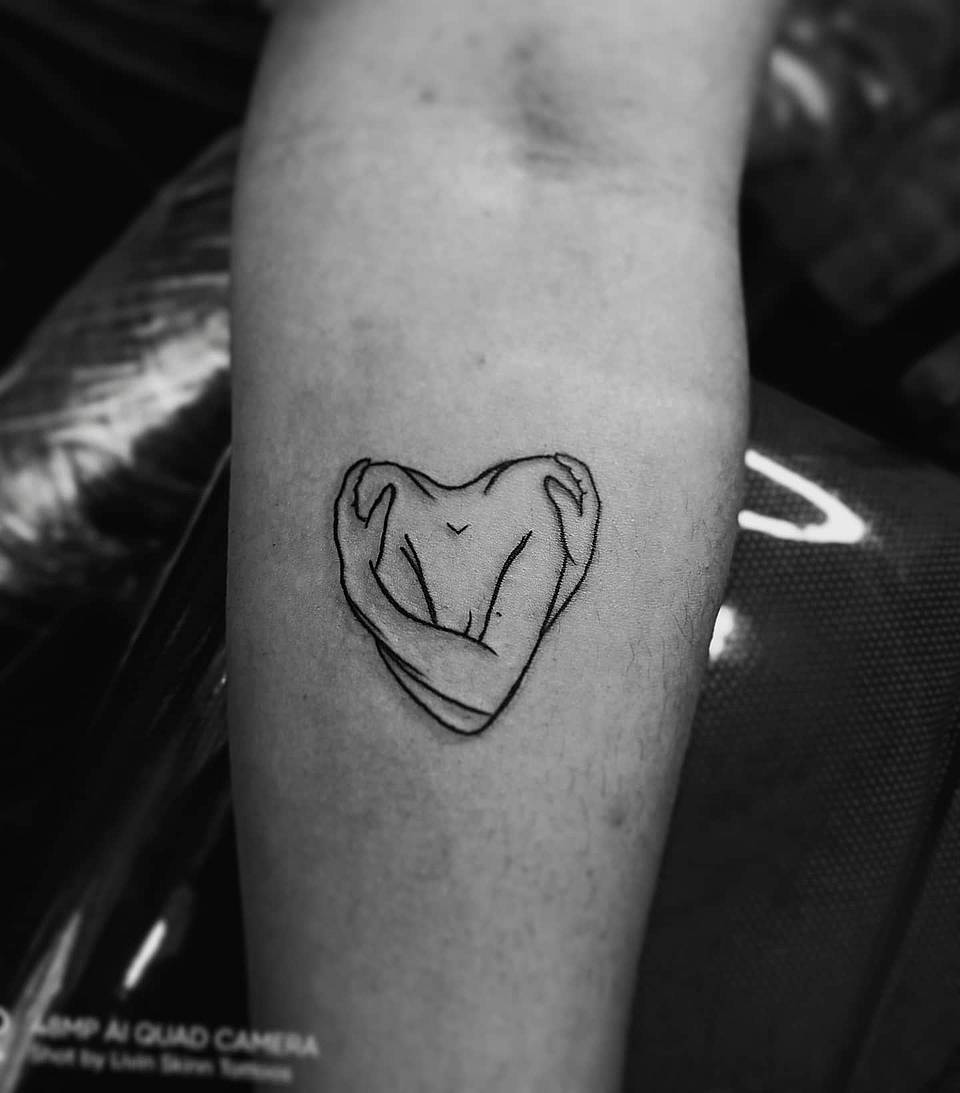 Self-Love Embrace Heart