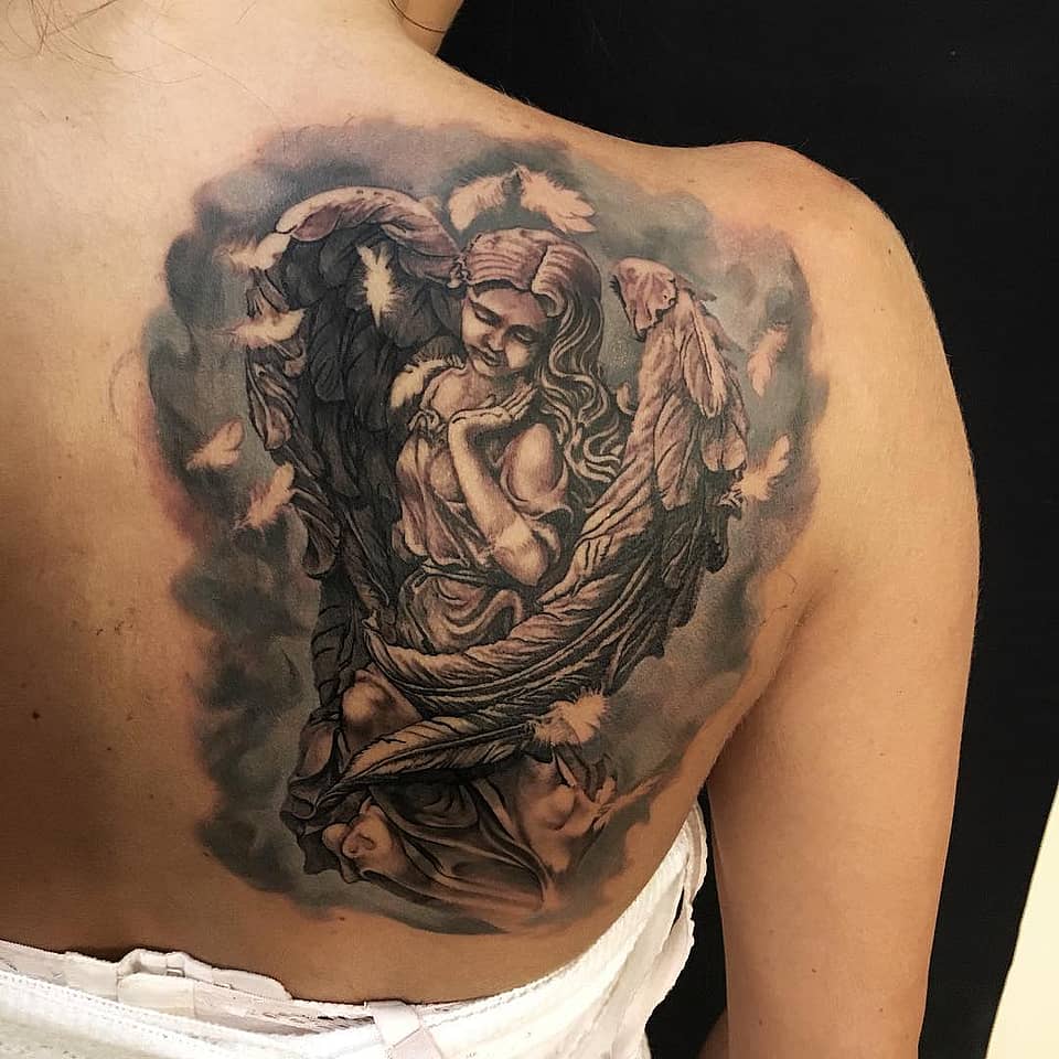 Serene Guardian Angel