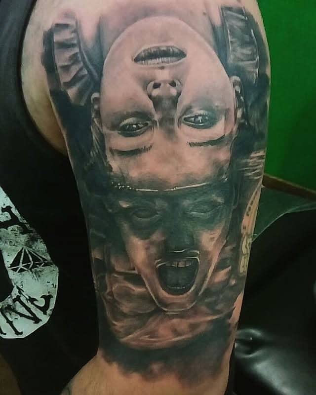 Serenity and Scream Portrait