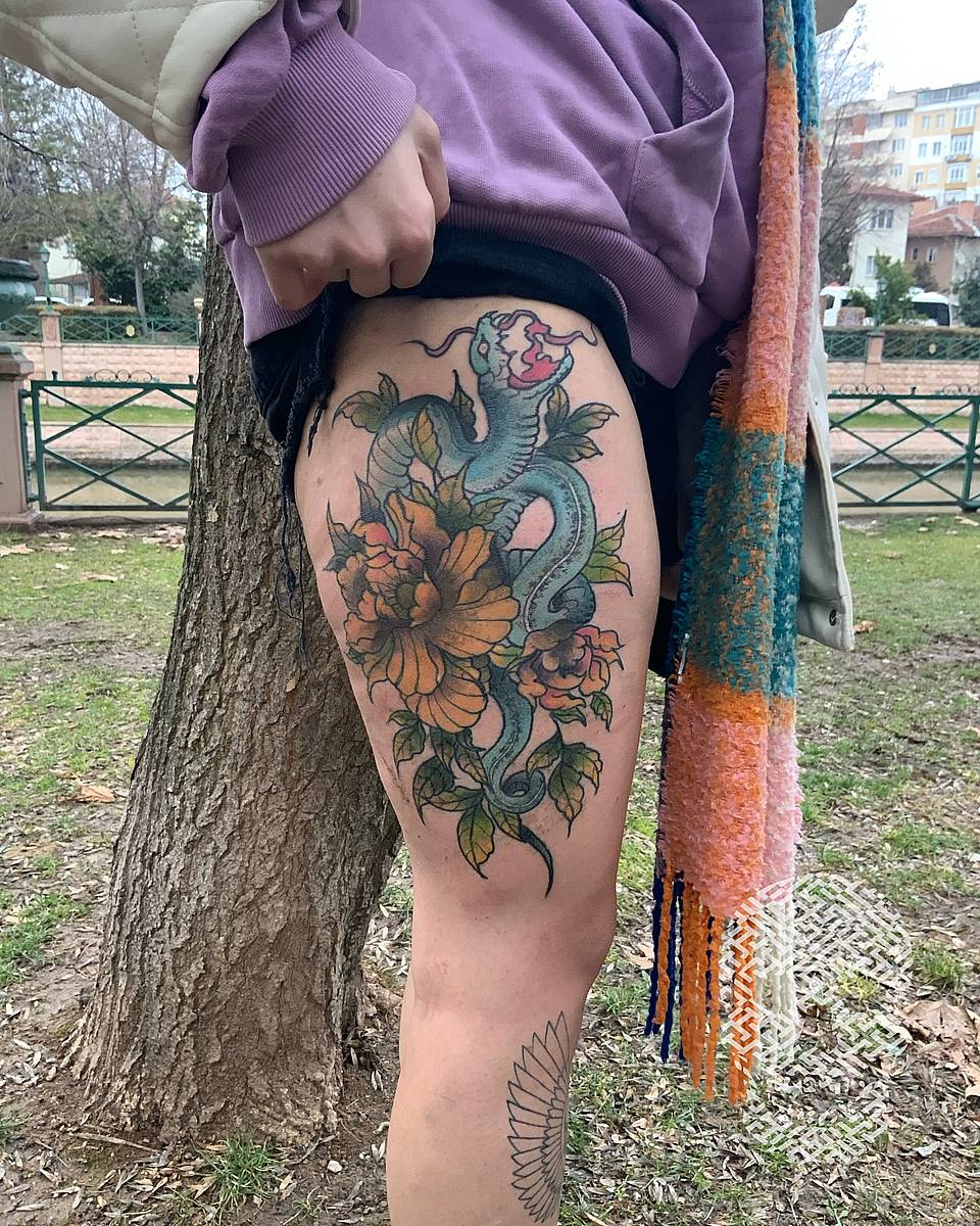 Serpent in Bloom