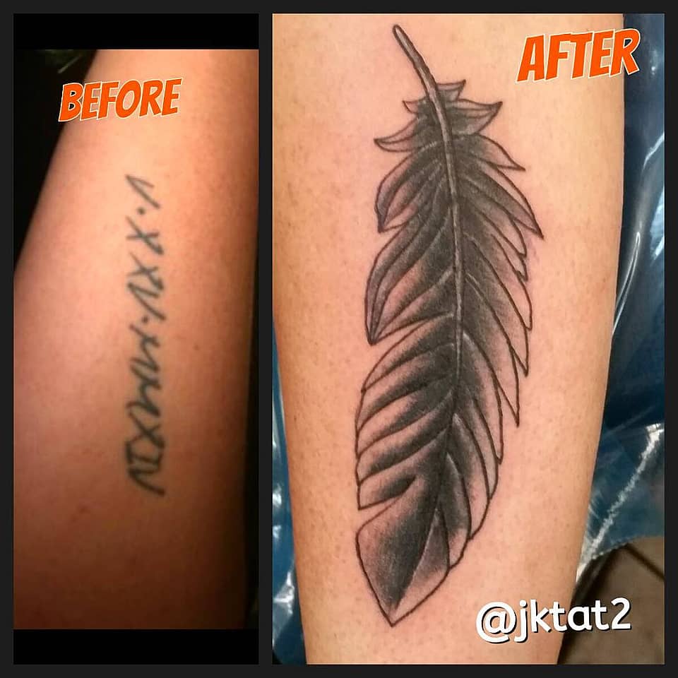 Shaded Feather Cover-Up