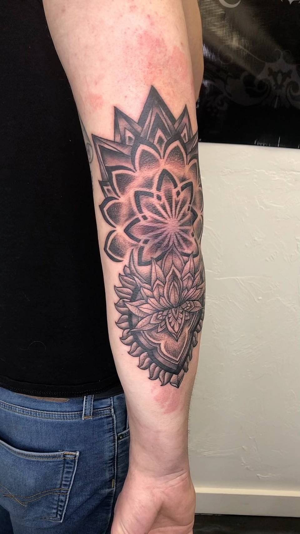 Shadowed Mandala Flow