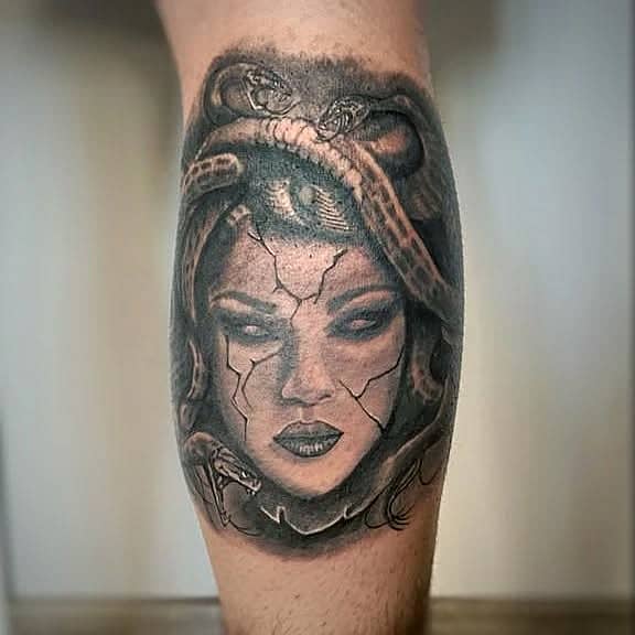 Shattered Medusa Portrait