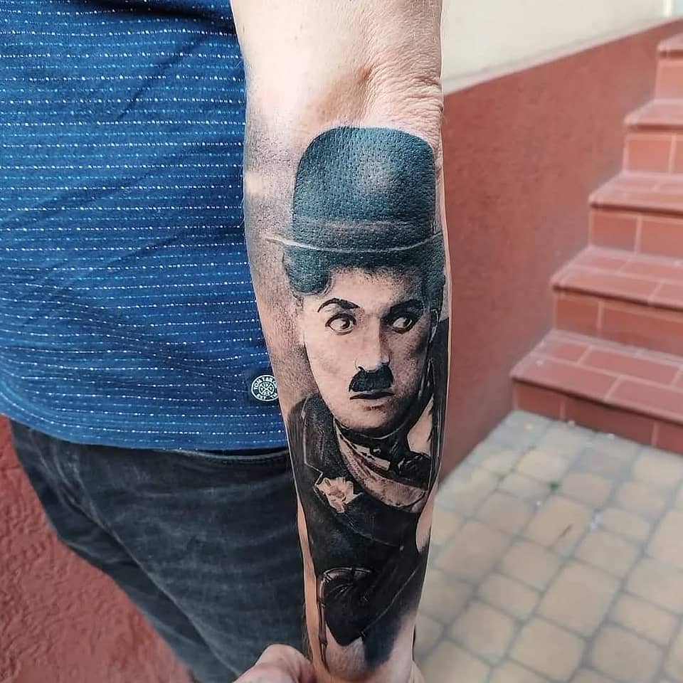 Silent Era Comedian Portrait