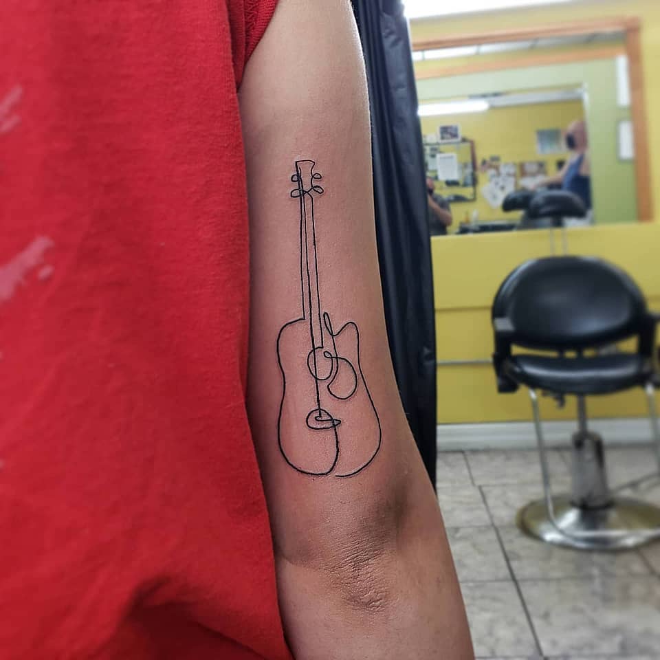 Single-Line Acoustic Guitar