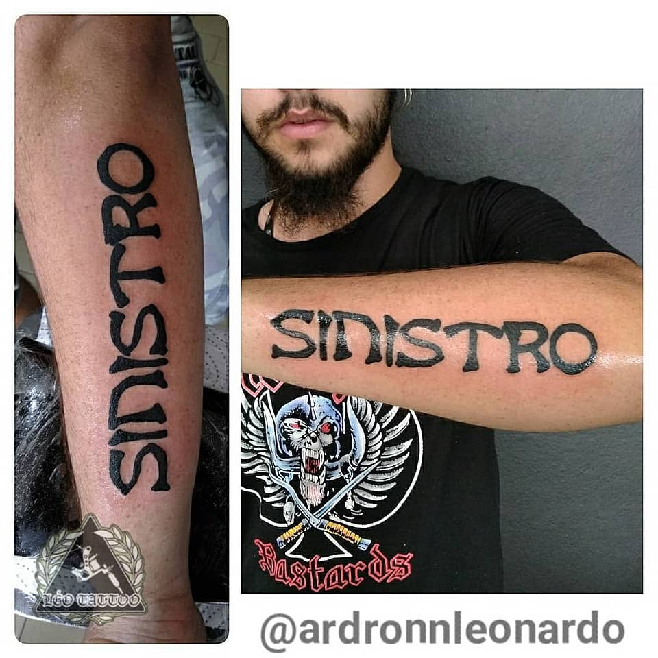 Sinistro Bold Lettering
