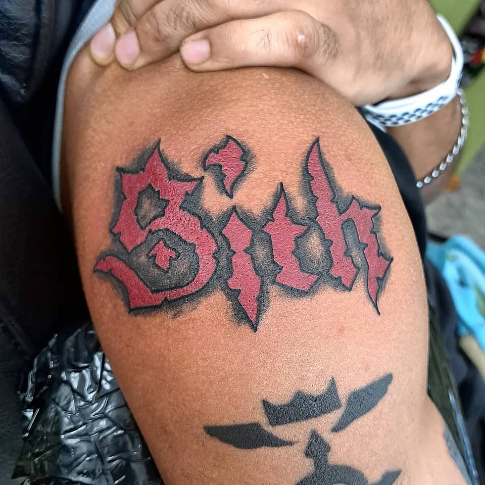 Sith Dark Side Lettering