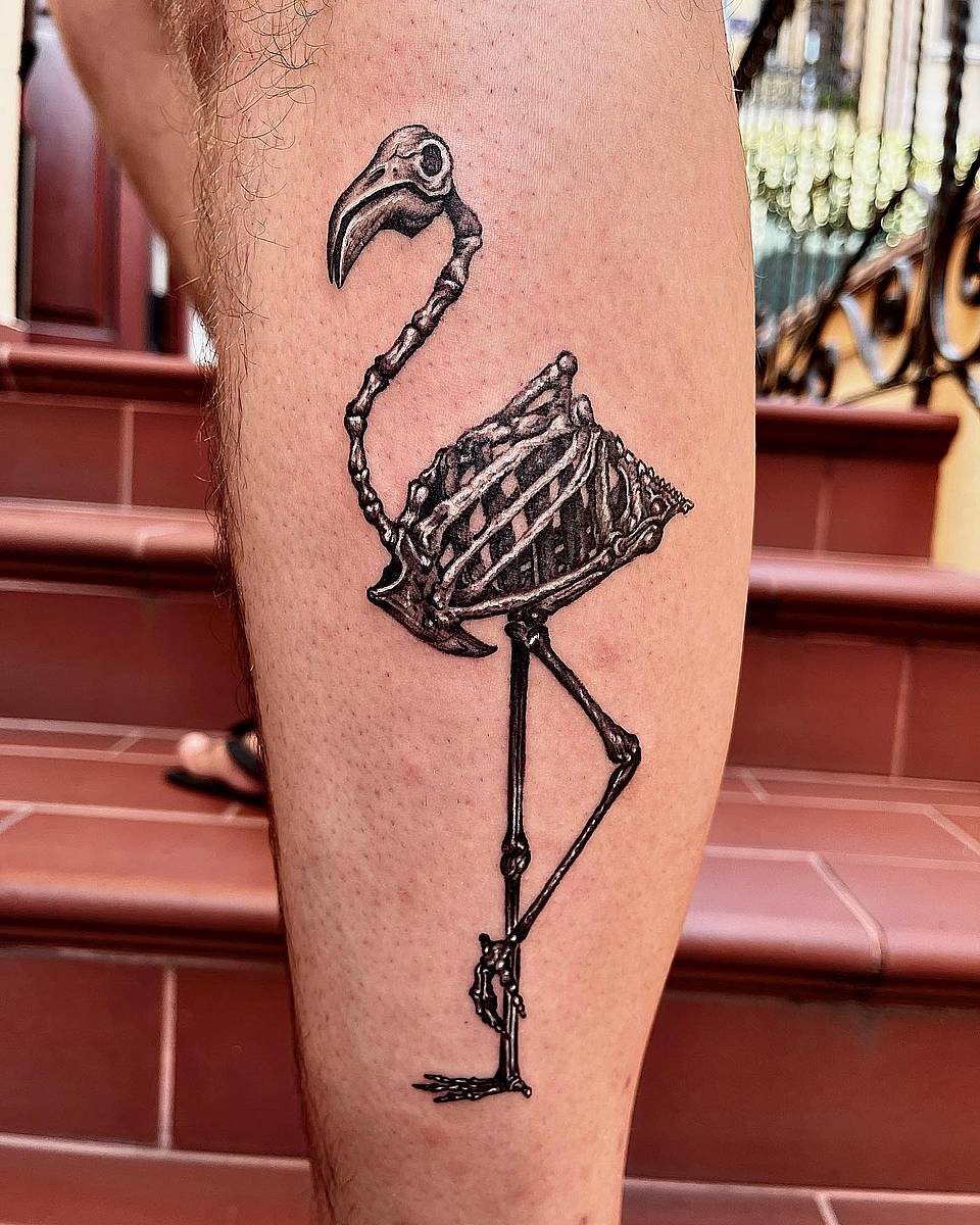 Skeletal Flamingo