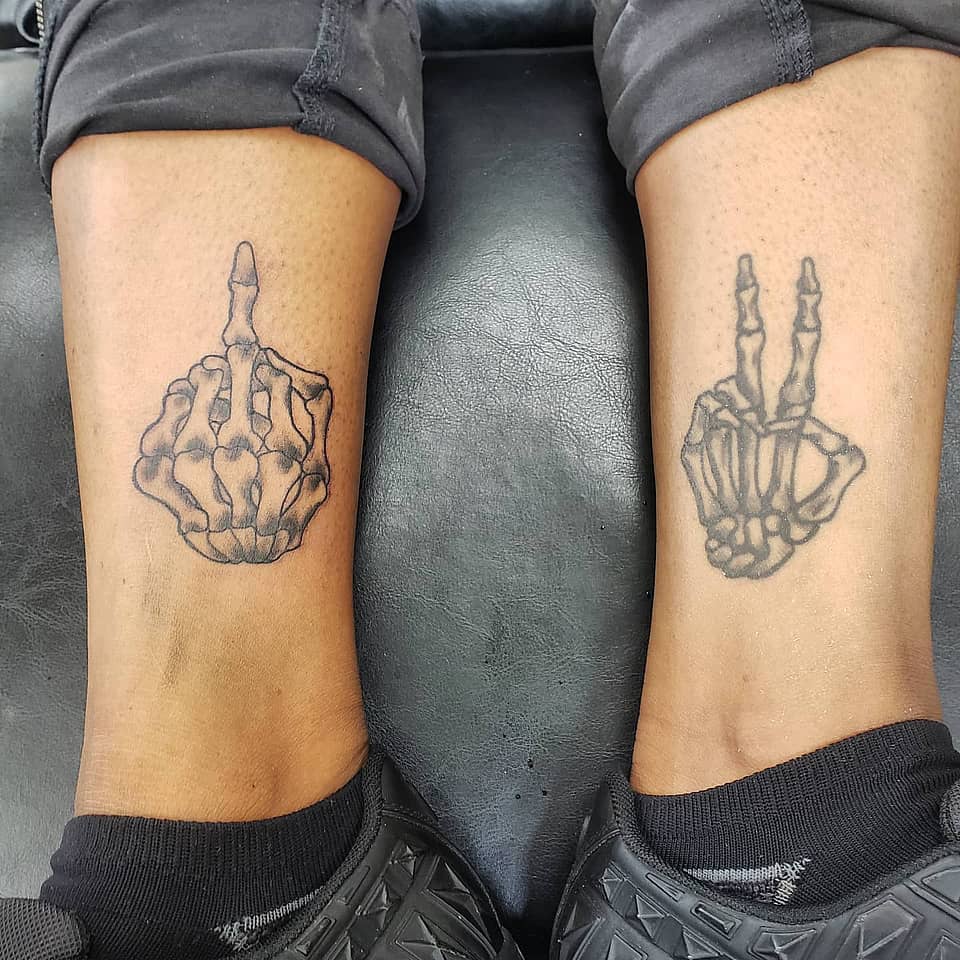 Skeletal Peace and Defiance