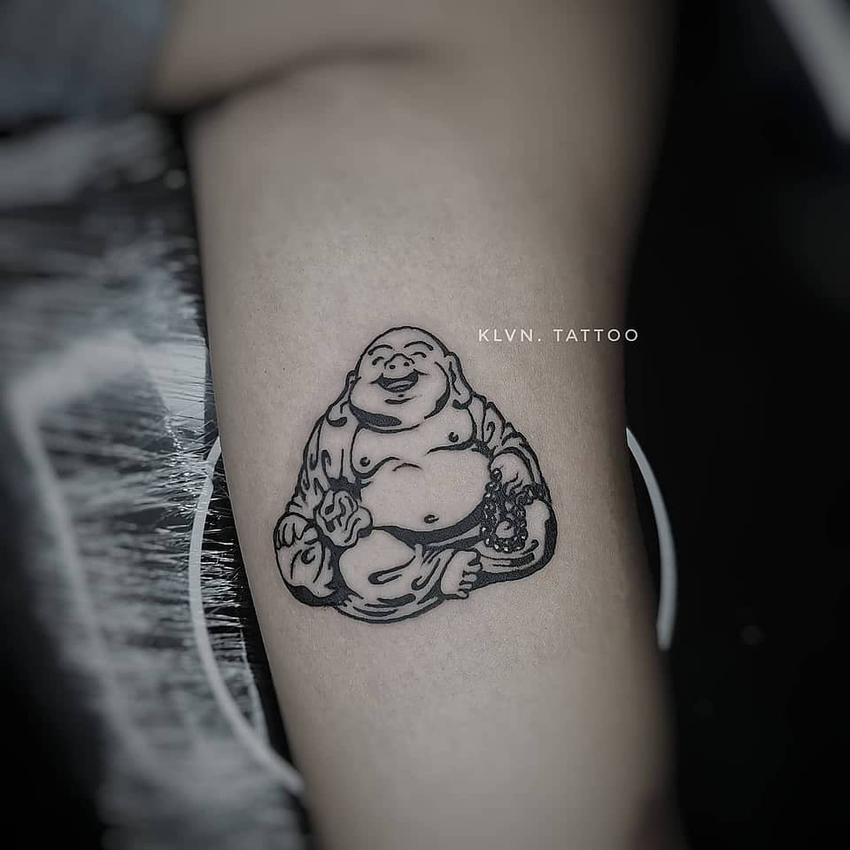 Smiling Budai (Laughing Buddha) Outline