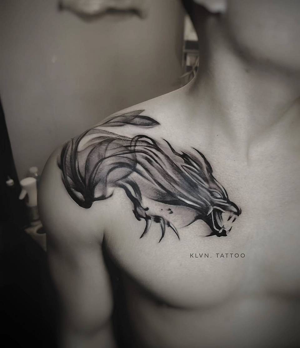 Smoke-Mane Lion