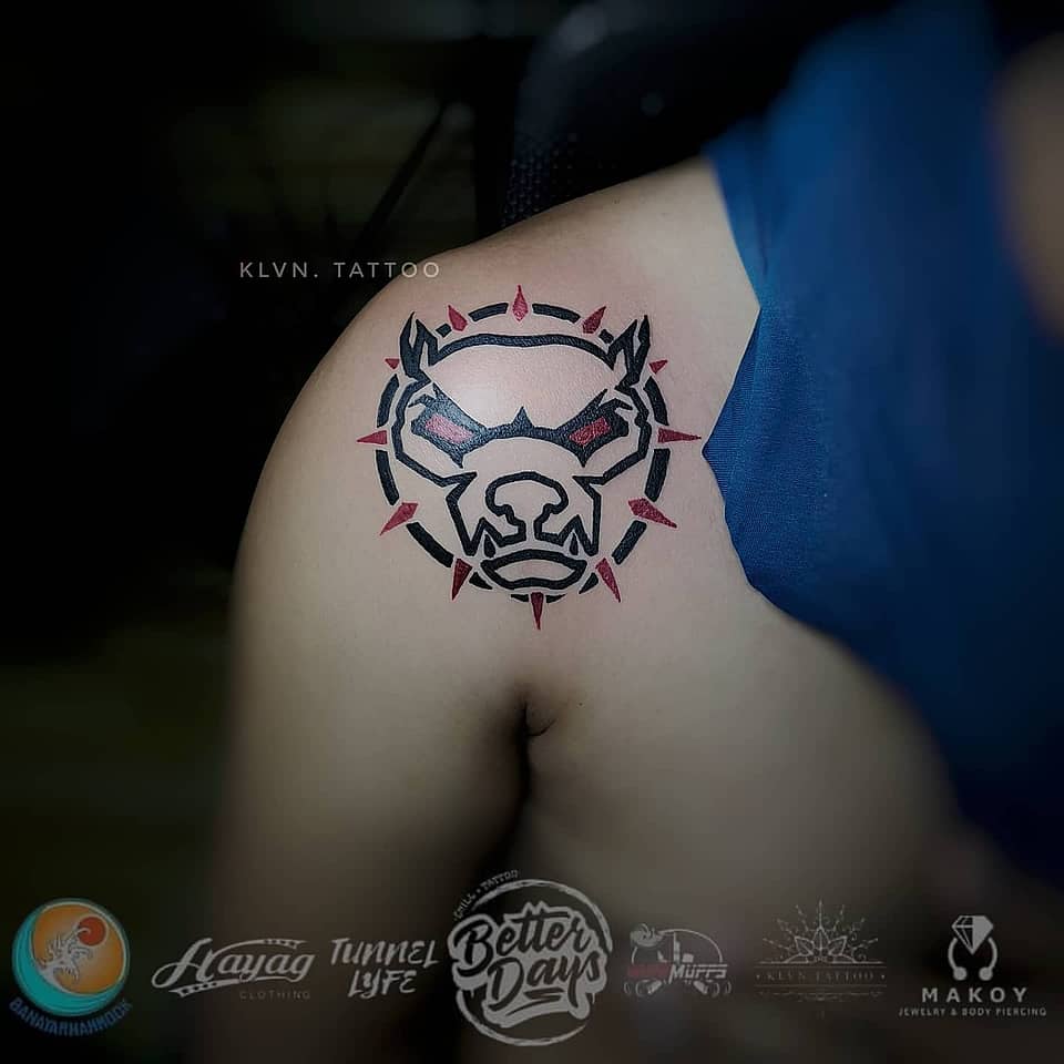 Spiked Pitbull Crest