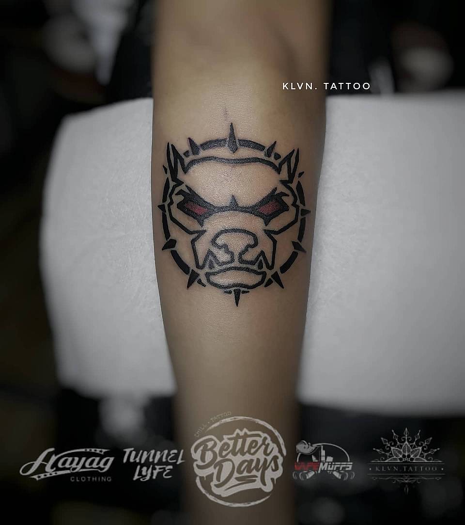 Spiked Pitbull Emblem