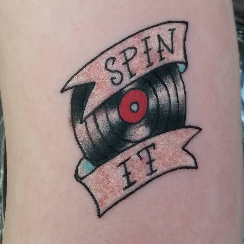 Spin It Vinyl Banner
