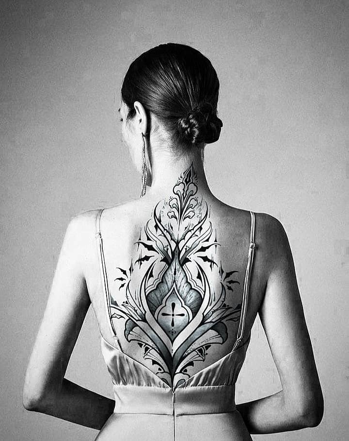Spinal Lotus Filigree Backpiece