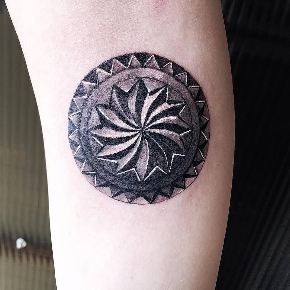Spiral Petal Medallion