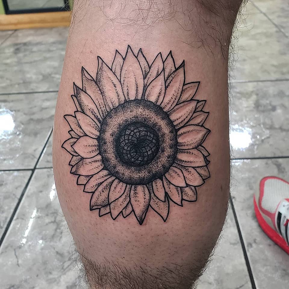 Spiral Sunflower Bloom