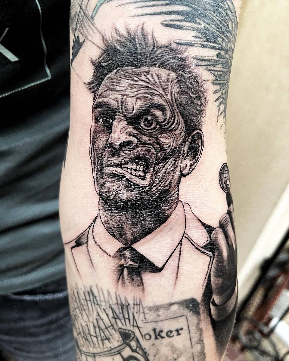 Split Joker Portrait