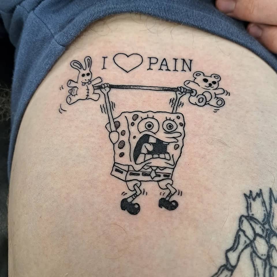 SpongeBob I Heart Pain Lift