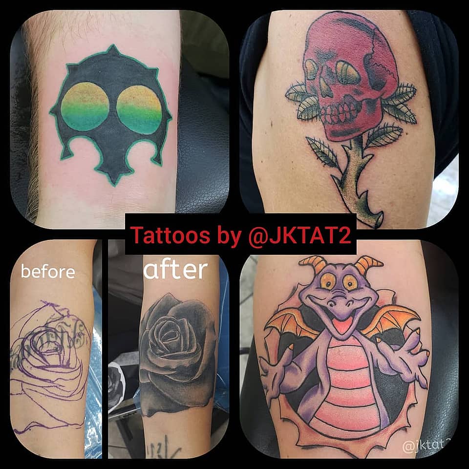 Spyro, Skull-Rose and Rose Cover-Up Showcase