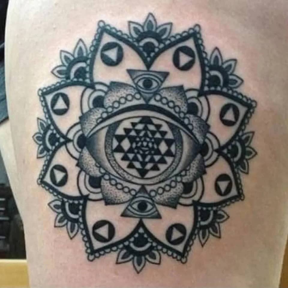 Sri Yantra Third-Eye Mandala