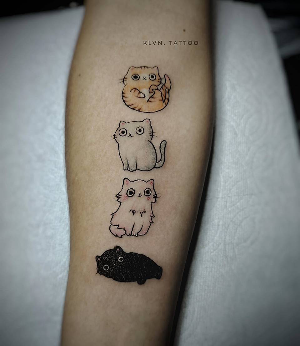 Stacked Cute Kitties
