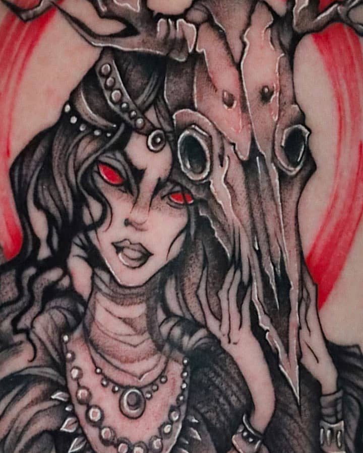 Stag Skull Sorceress