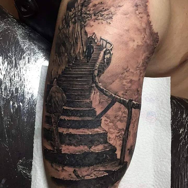 Stairway Through the Trees