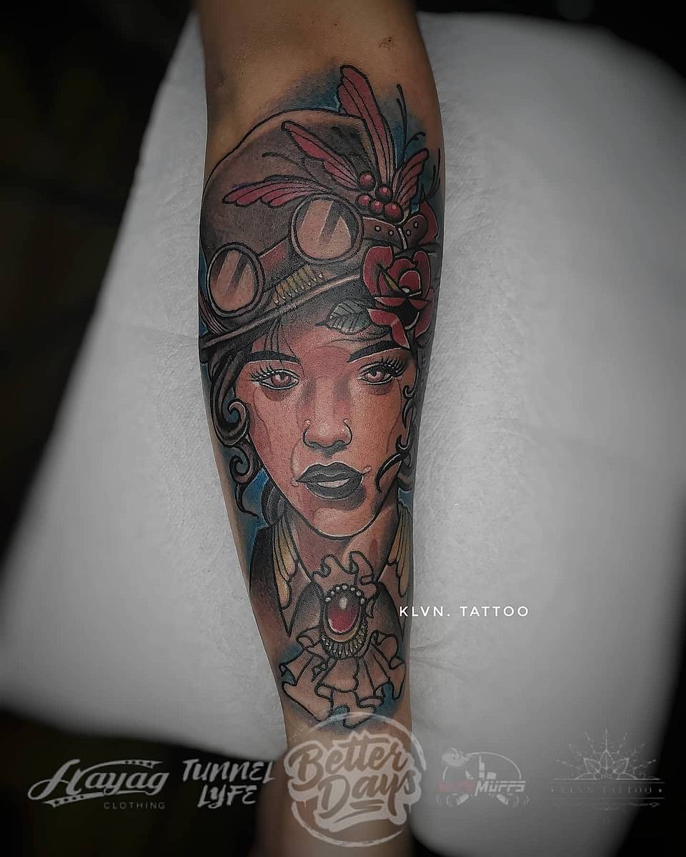 Steampunk Flapper Portrait