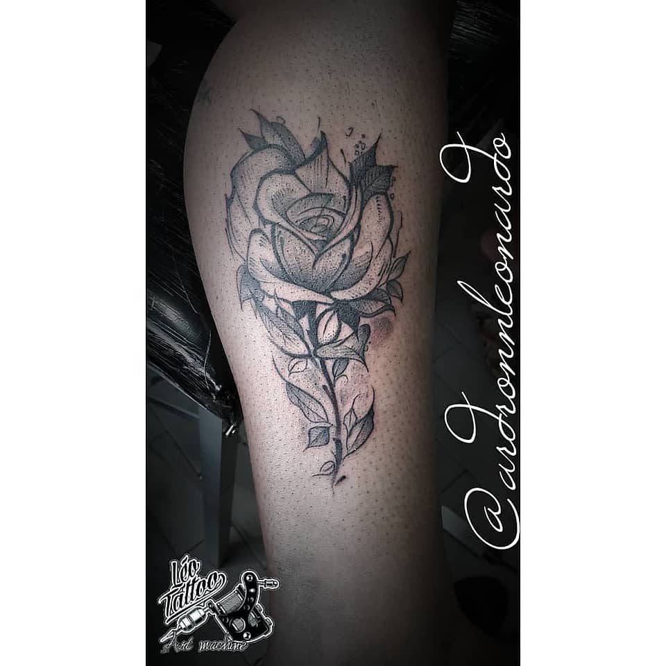 Stippled Rose Stem
