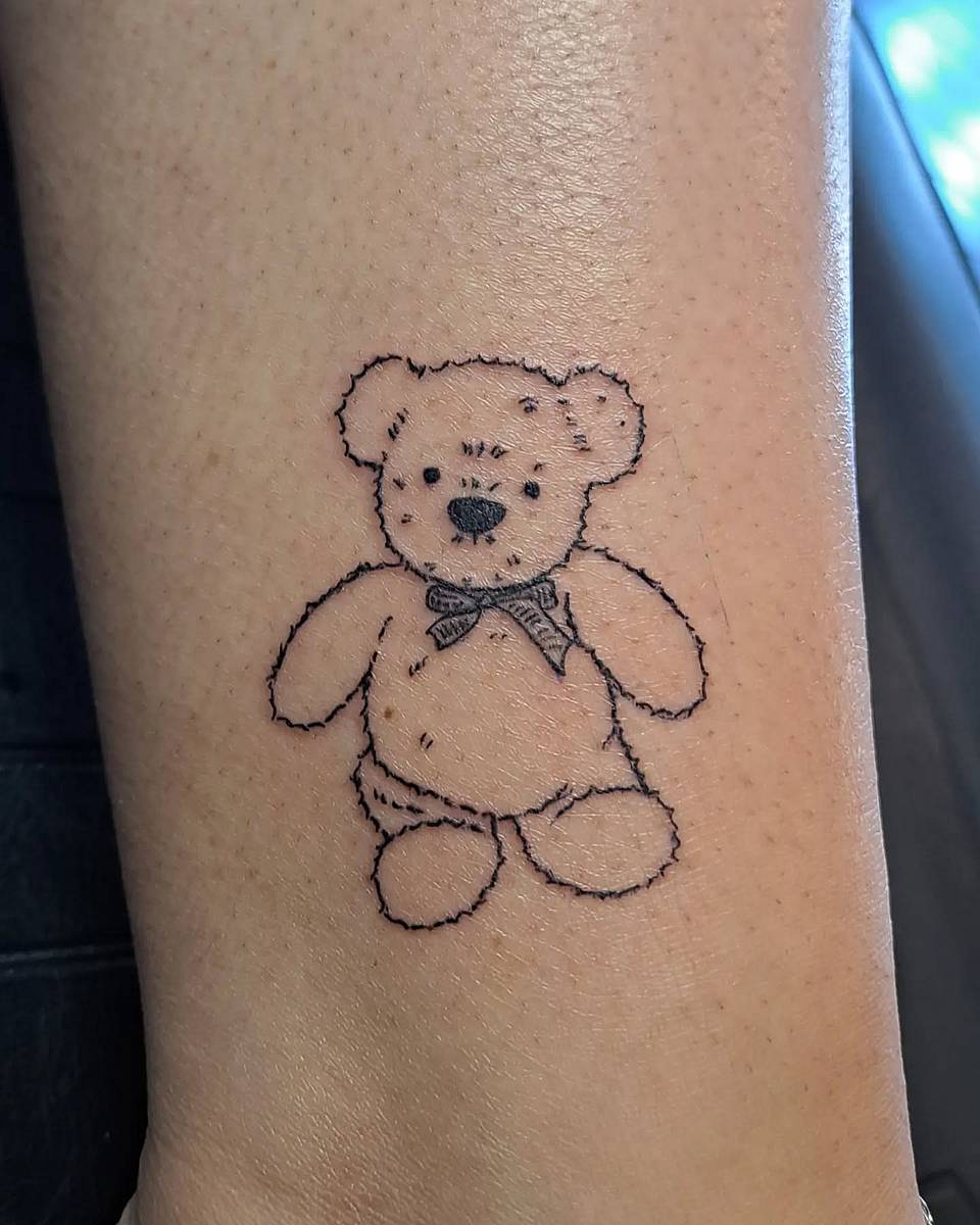 Stitched Teddy Keepsake