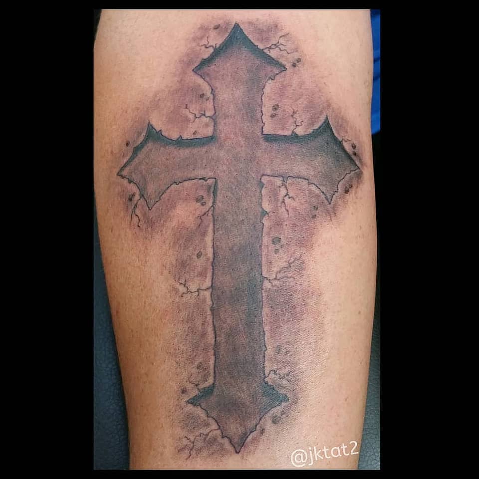 Stone-Forged Cross