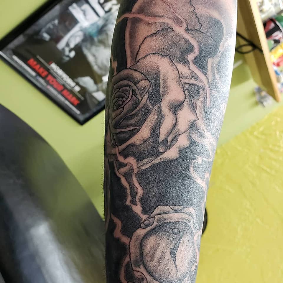 Storm-Kissed Roses