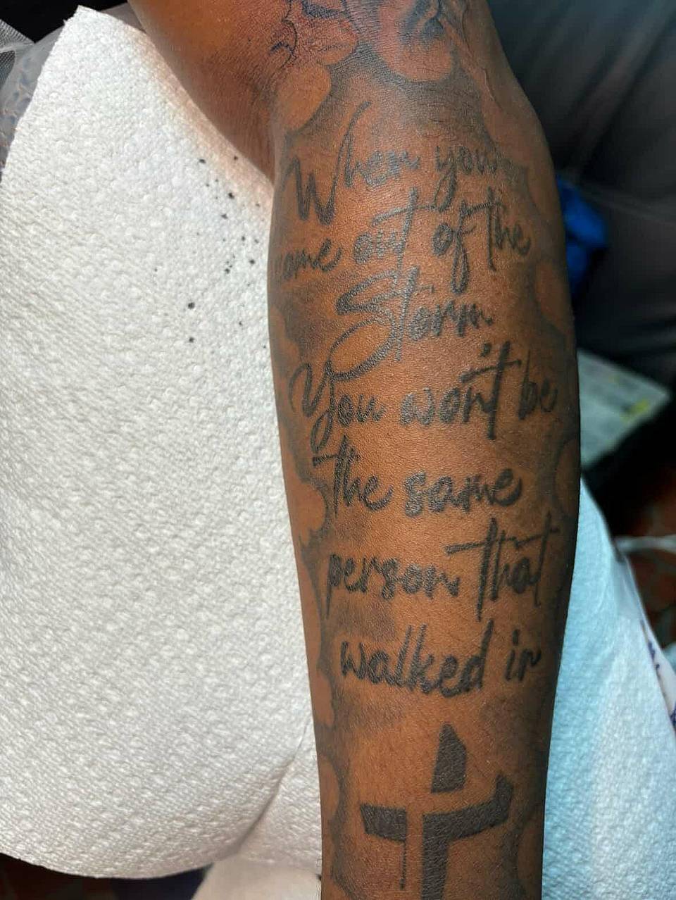 Storm Quote with Cross