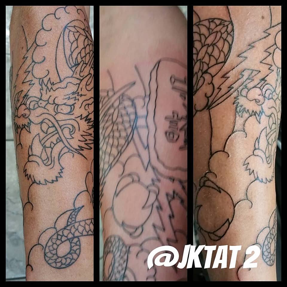 Stormborne Dragon Linework