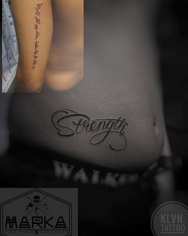 Strength Cursive Script