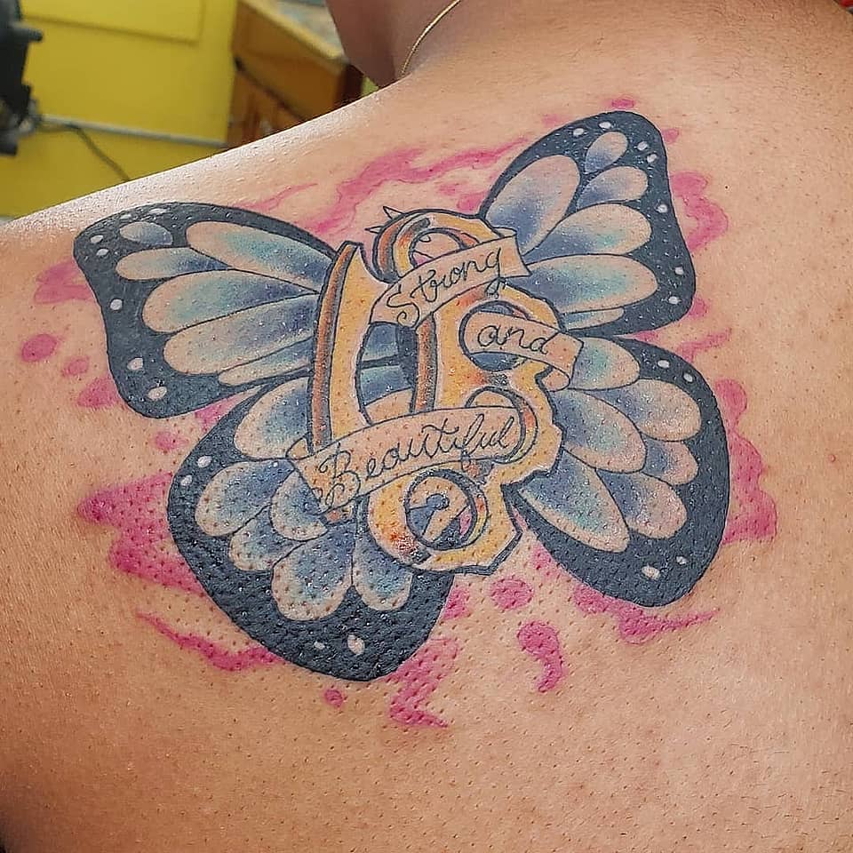 Strong and Beautiful Butterfly