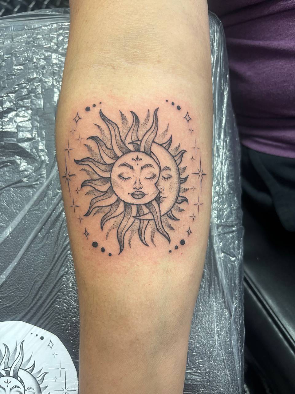 Sun and Moon Embrace