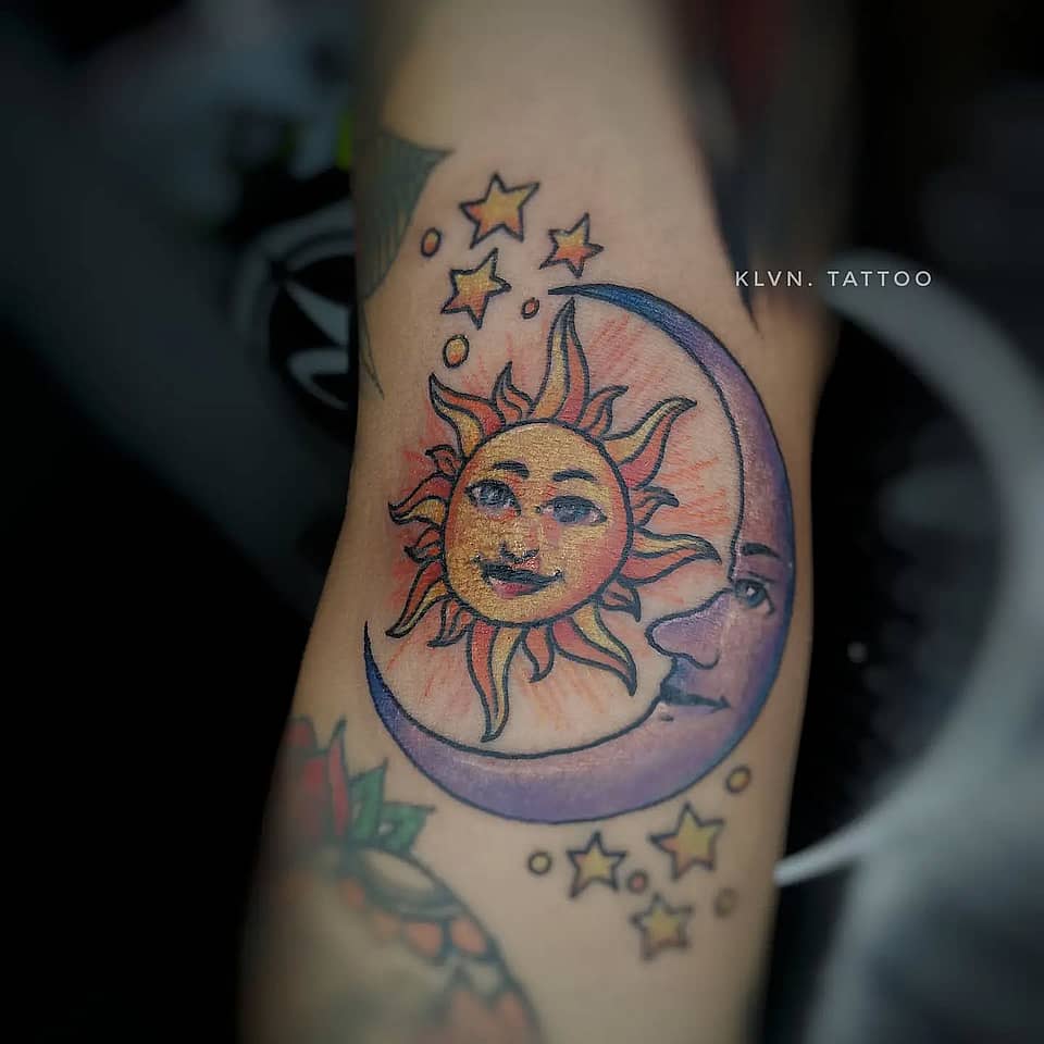 Sun and Moon Embrace