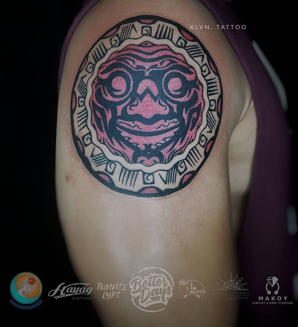 Sun Mask Medallion