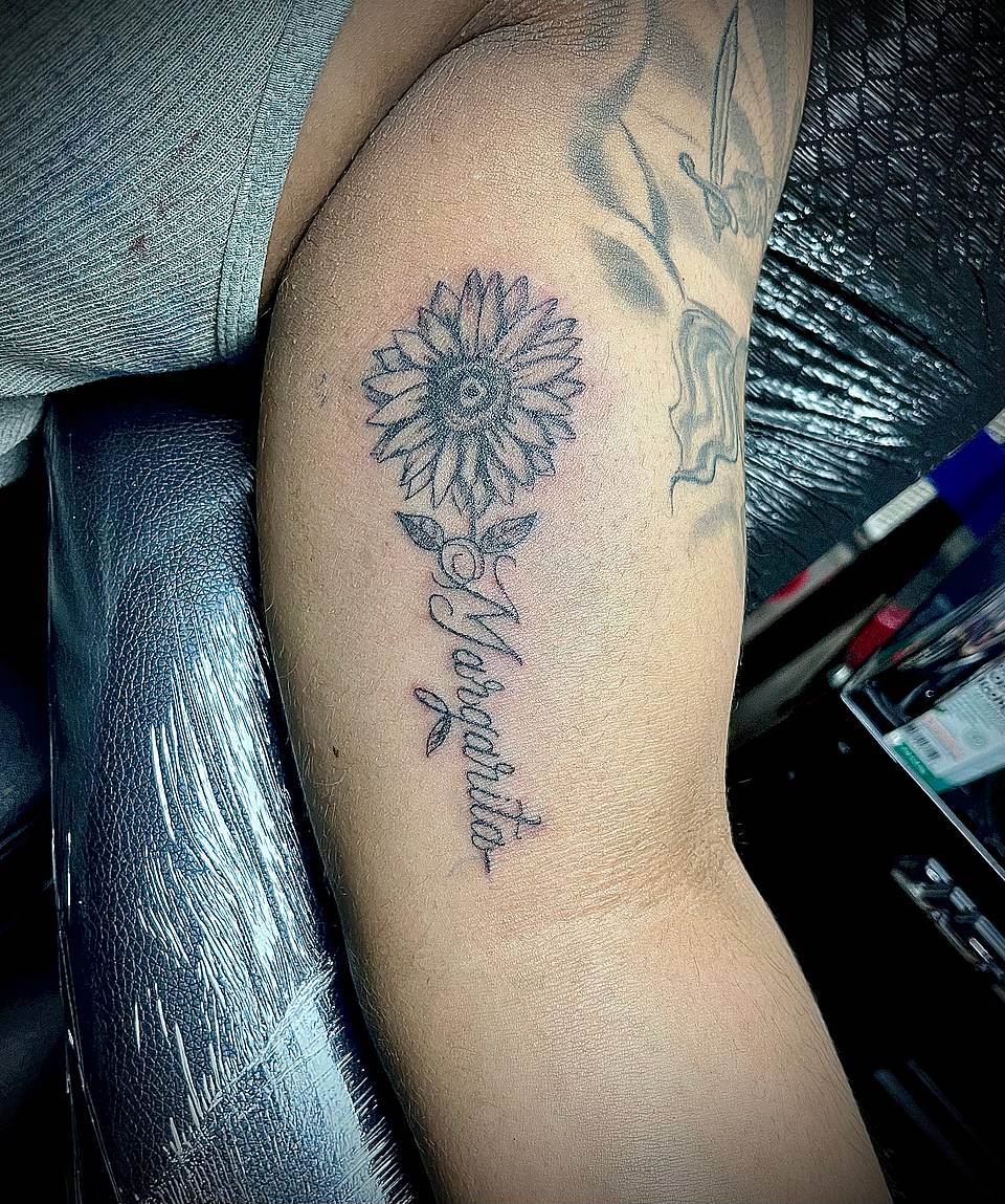 Sunflower with 'Margarita' Name