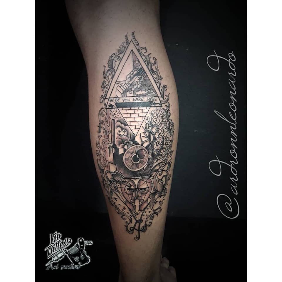 Surreal Pyramid Eye Collage