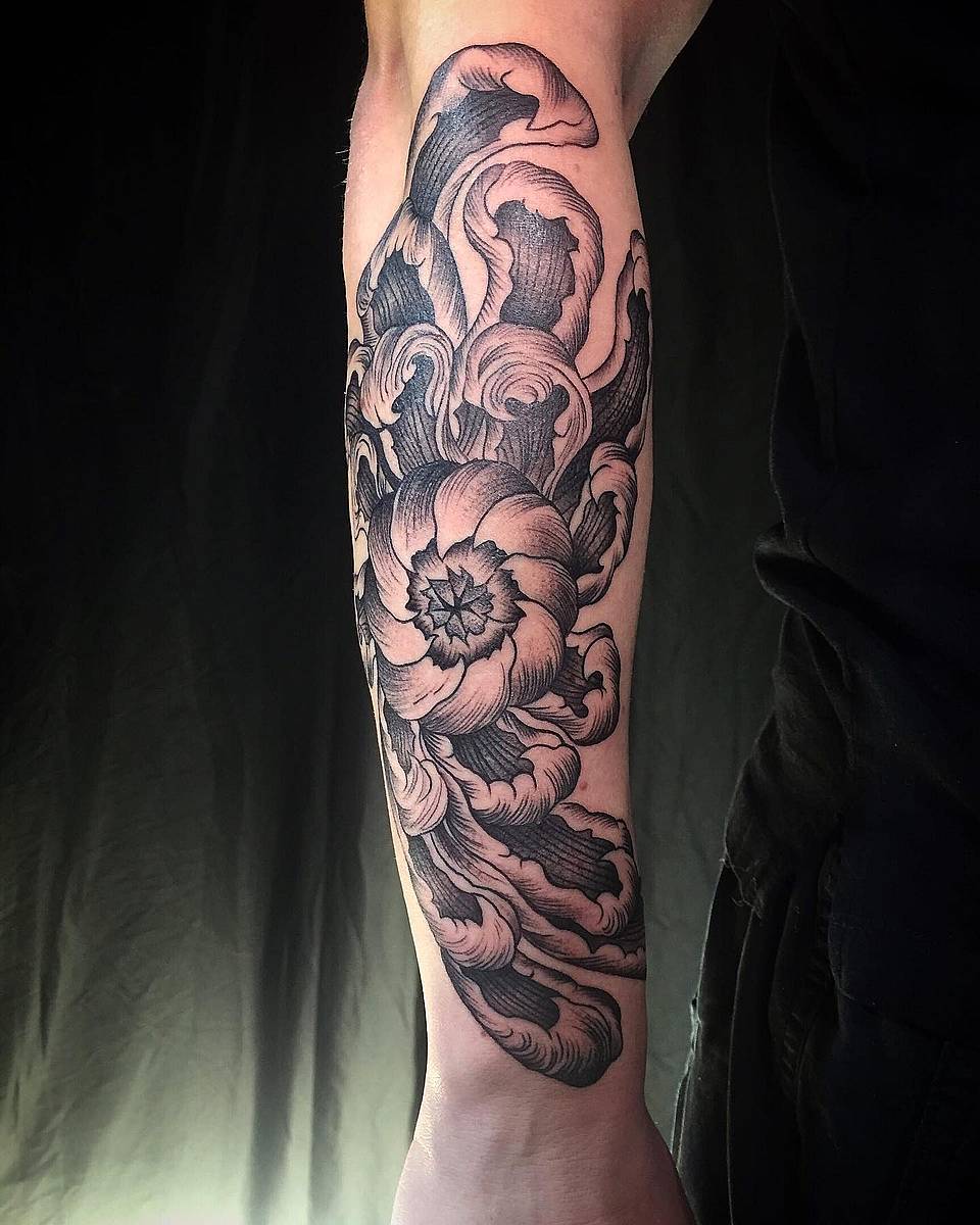 Swirling Chrysanthemum
