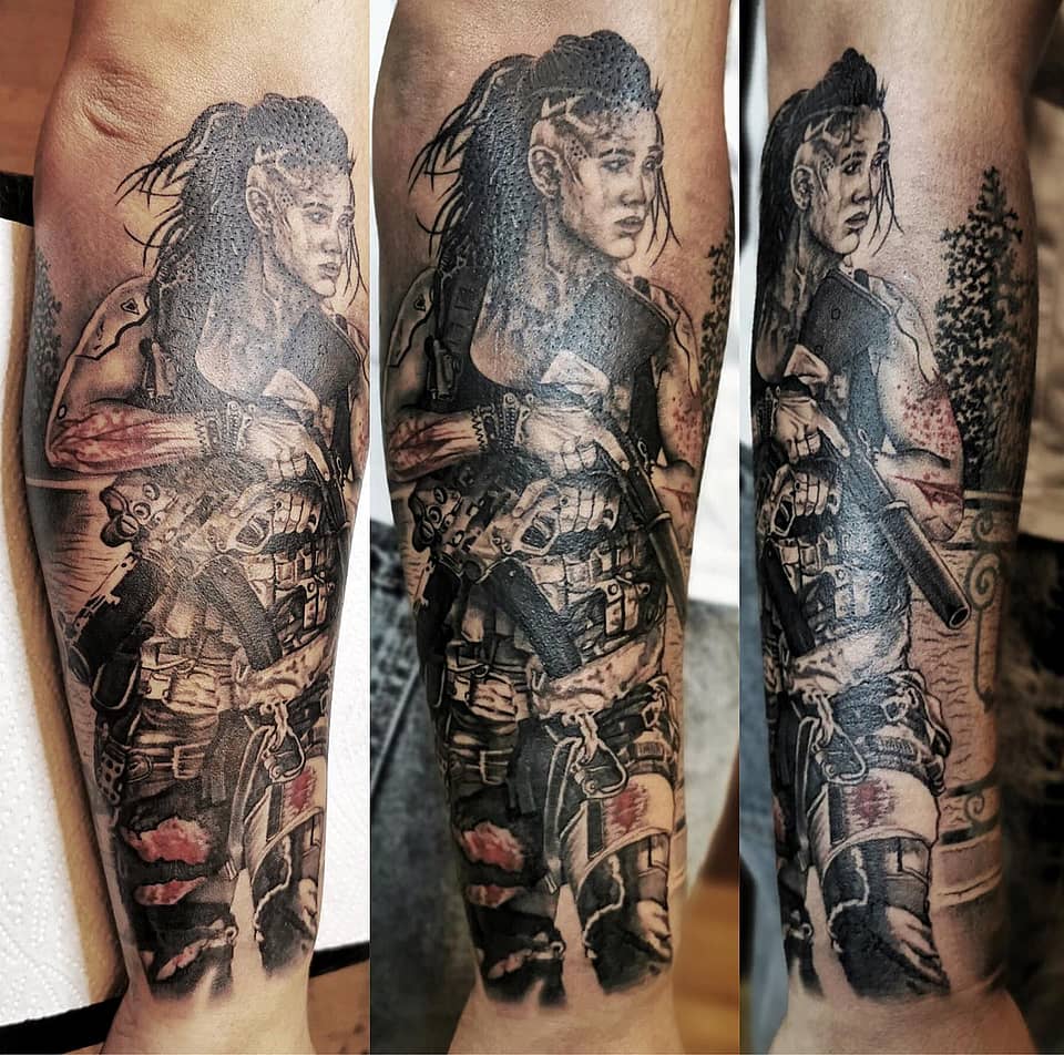 Tactical Female Warrior Portrait