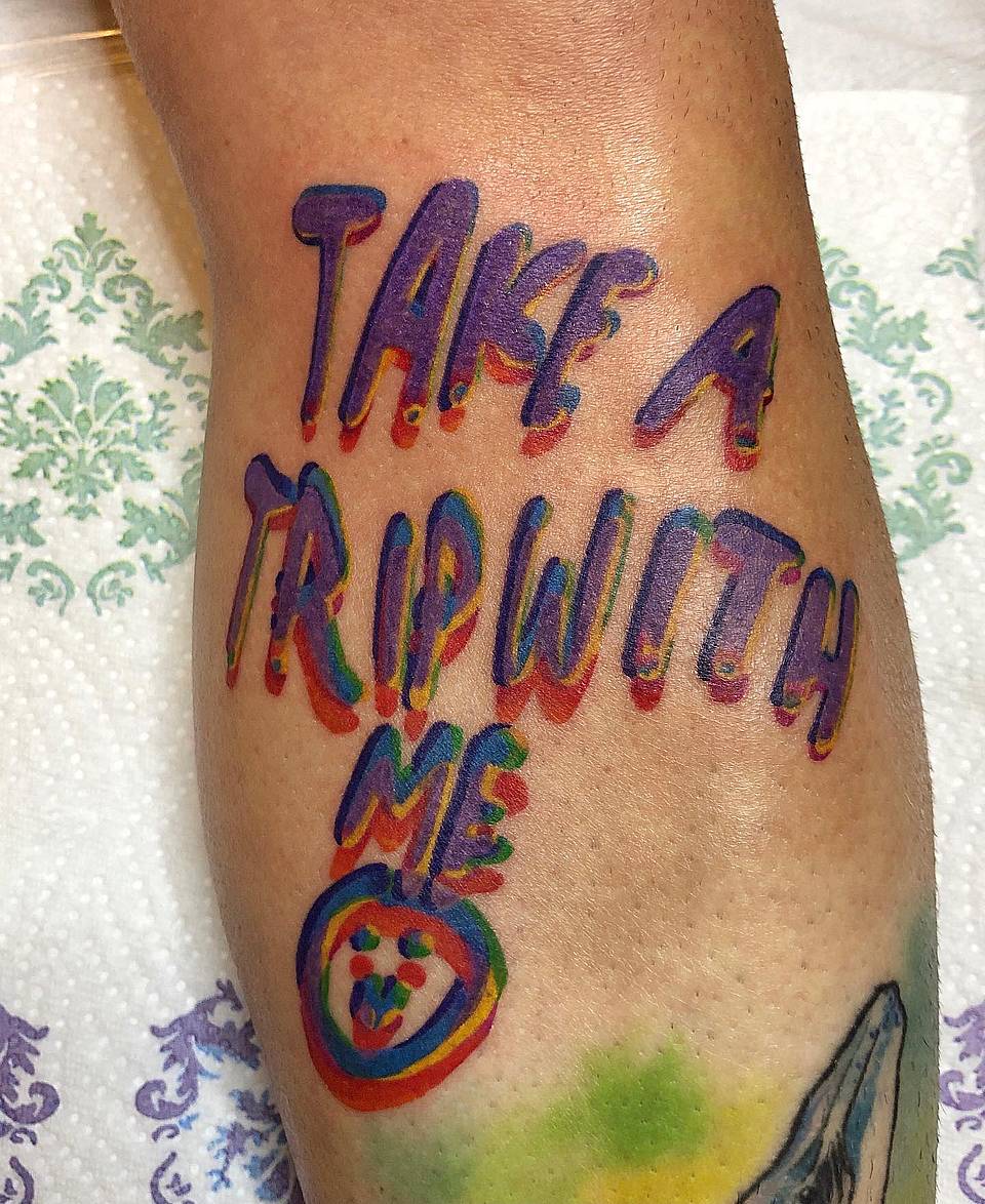 Take a Trip With Me — Rainbow Drip