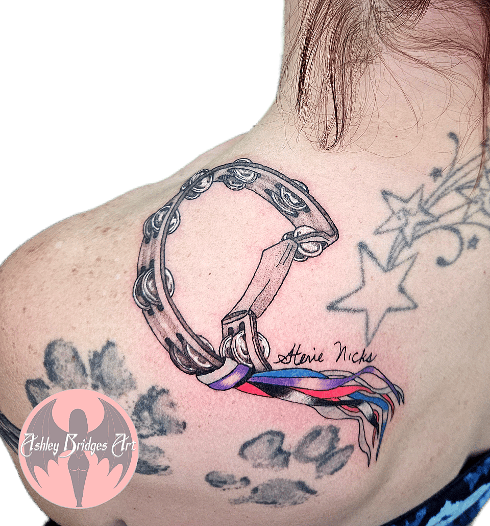 Tambourine Tribute with Ribbons